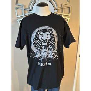 The Lion King‎ Broadway Musical Graphic Glitter Shirt Size Large L  Simba Black